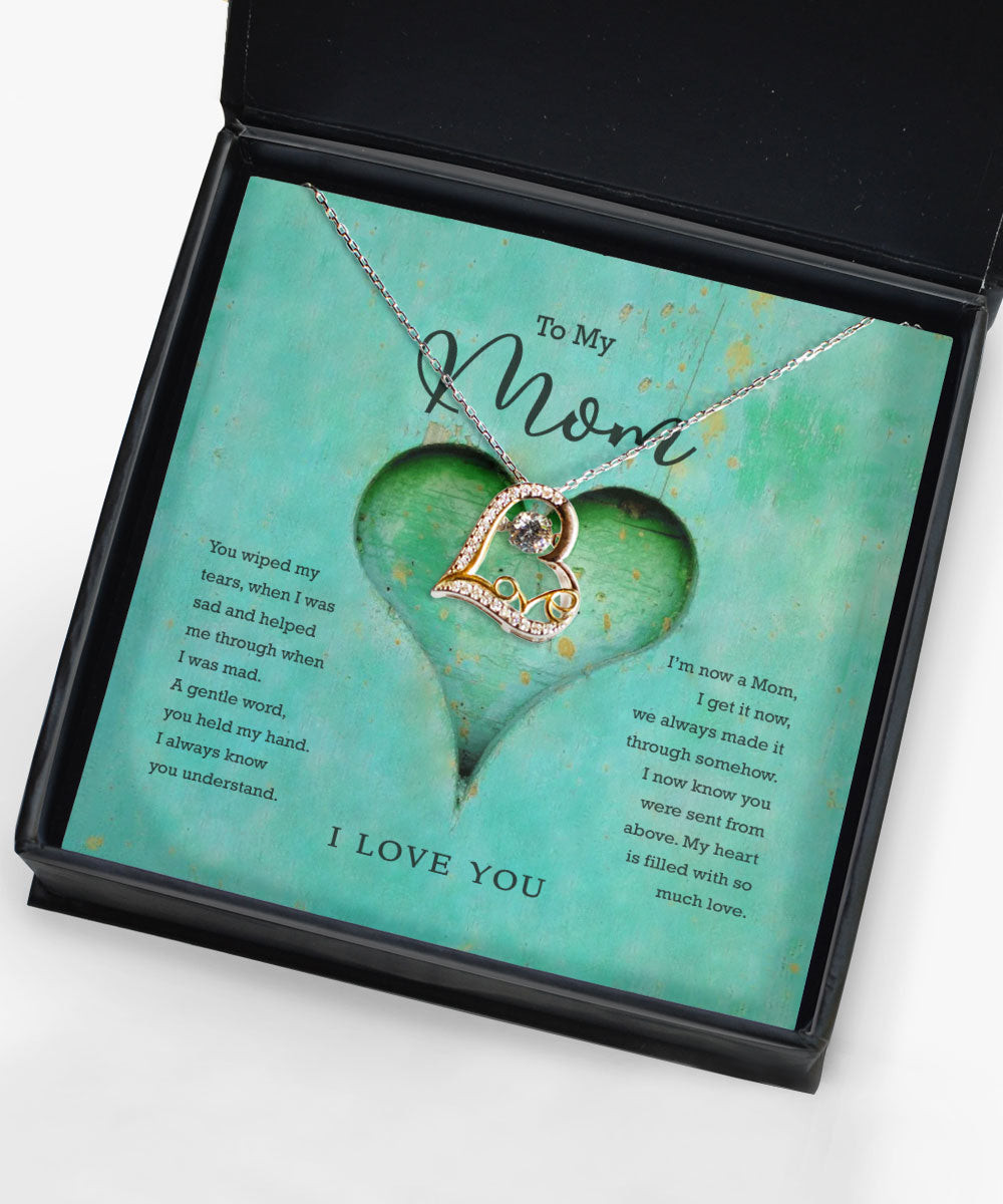 Mom Necklace My Heart Is Filled With So Much Love Love Dancing Necklace